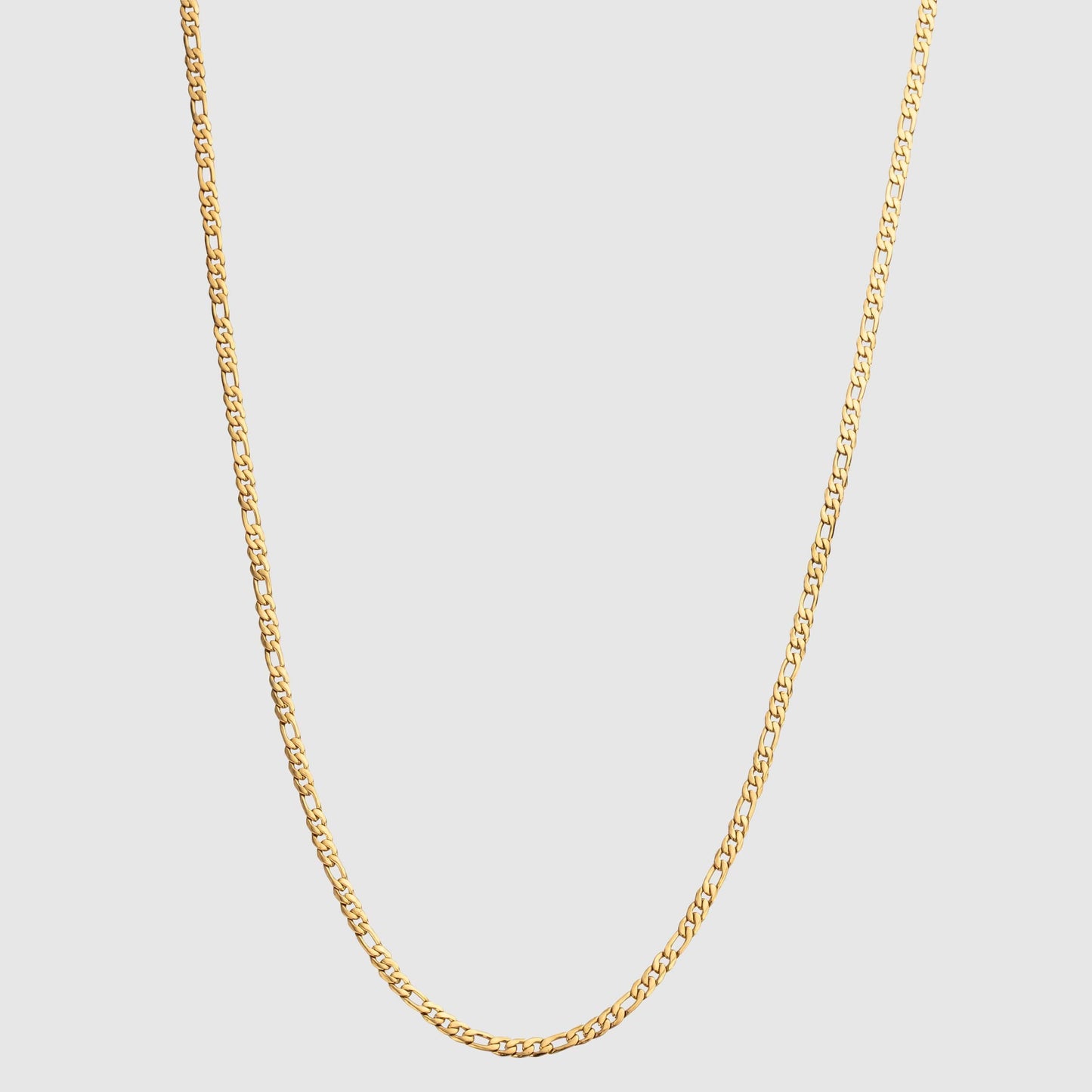 3mm Golden Figaro Chain